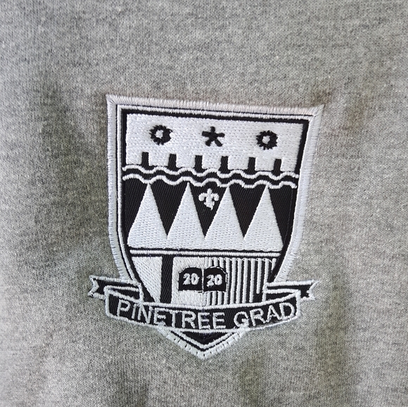 grey quarter-zip quarter zip sweatshirt - Picture 4 of 5